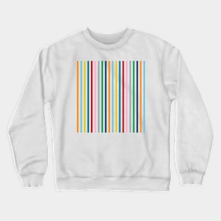 Rainbow Stripes Crewneck Sweatshirt